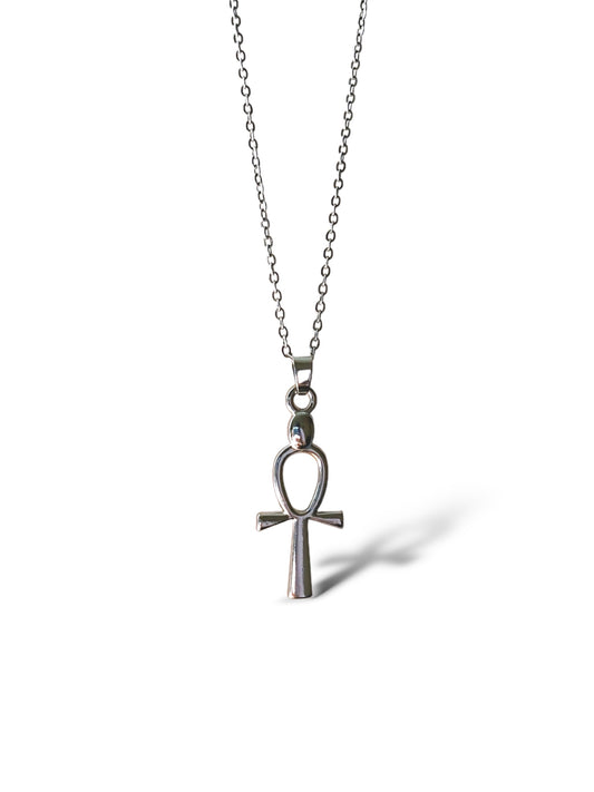 Ankh Necklace, Sterling Silver