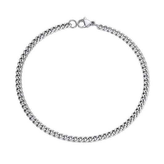 Curb Bracelet, Sterling Silver.