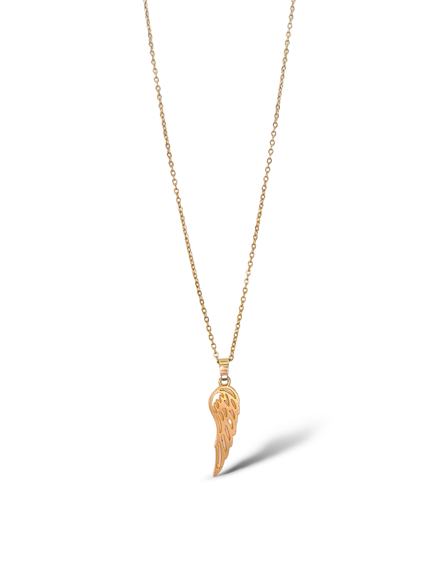 Wing Necklace, Vermeil Gold