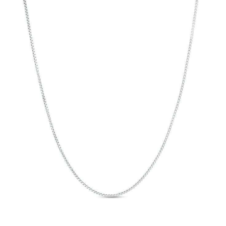 Box Chain, Sterling Silver.