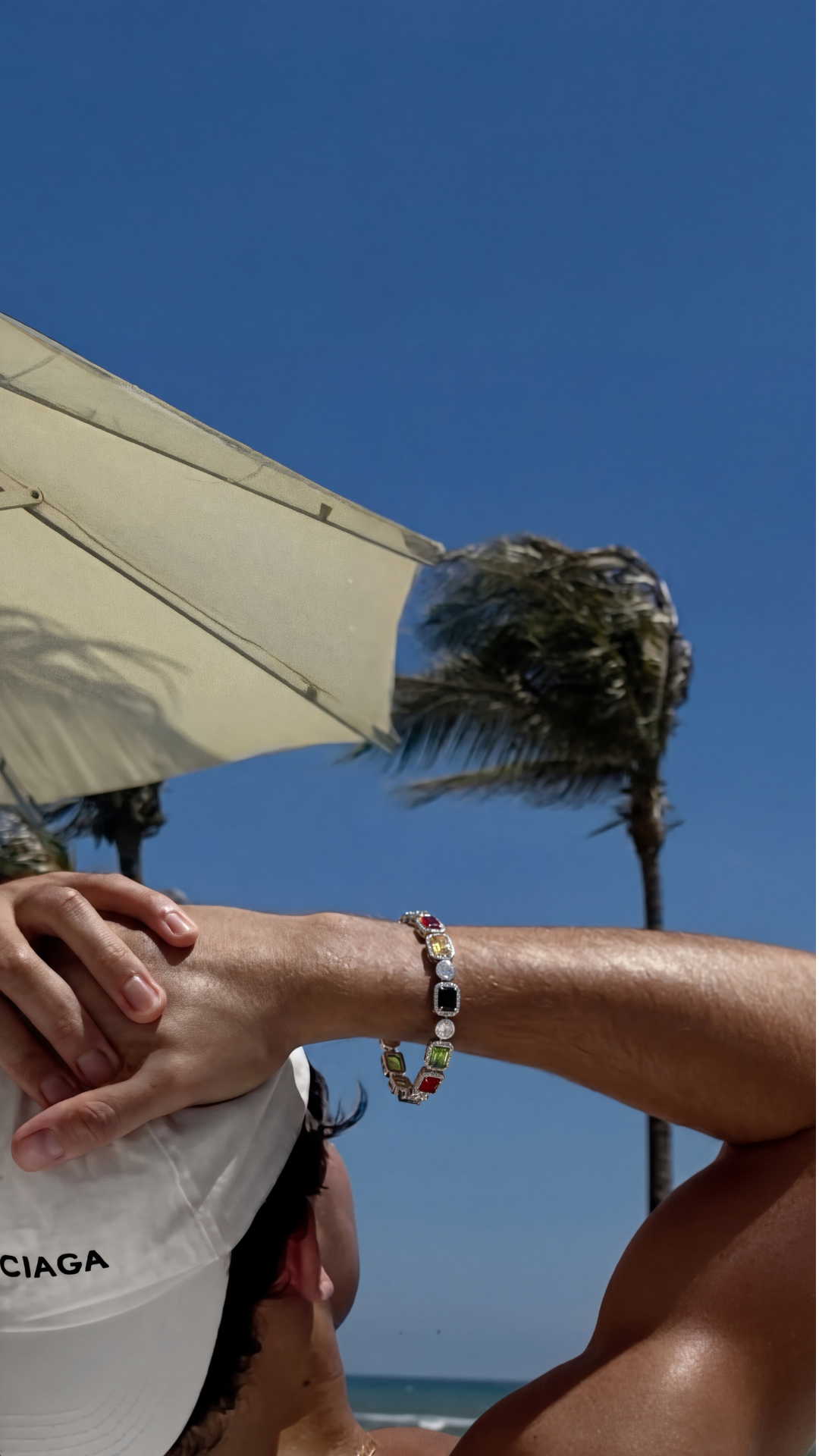 Gemstone Bracelet Silver detail – GENTS.