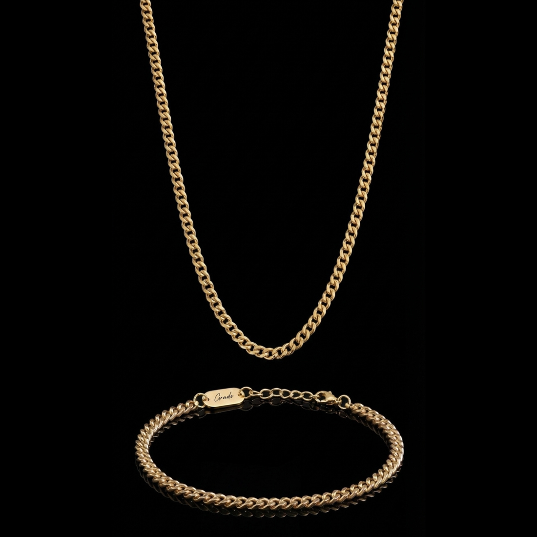 Curb Gold Set.