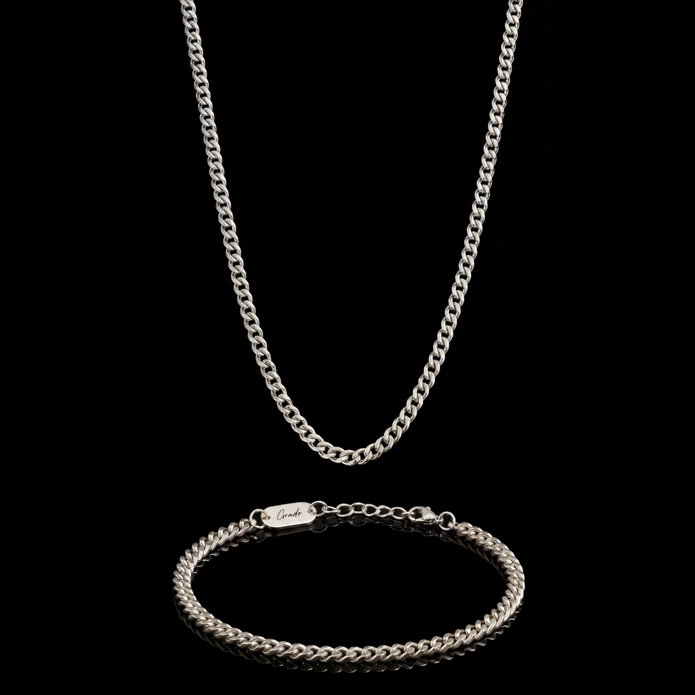Curb Silver Set.
