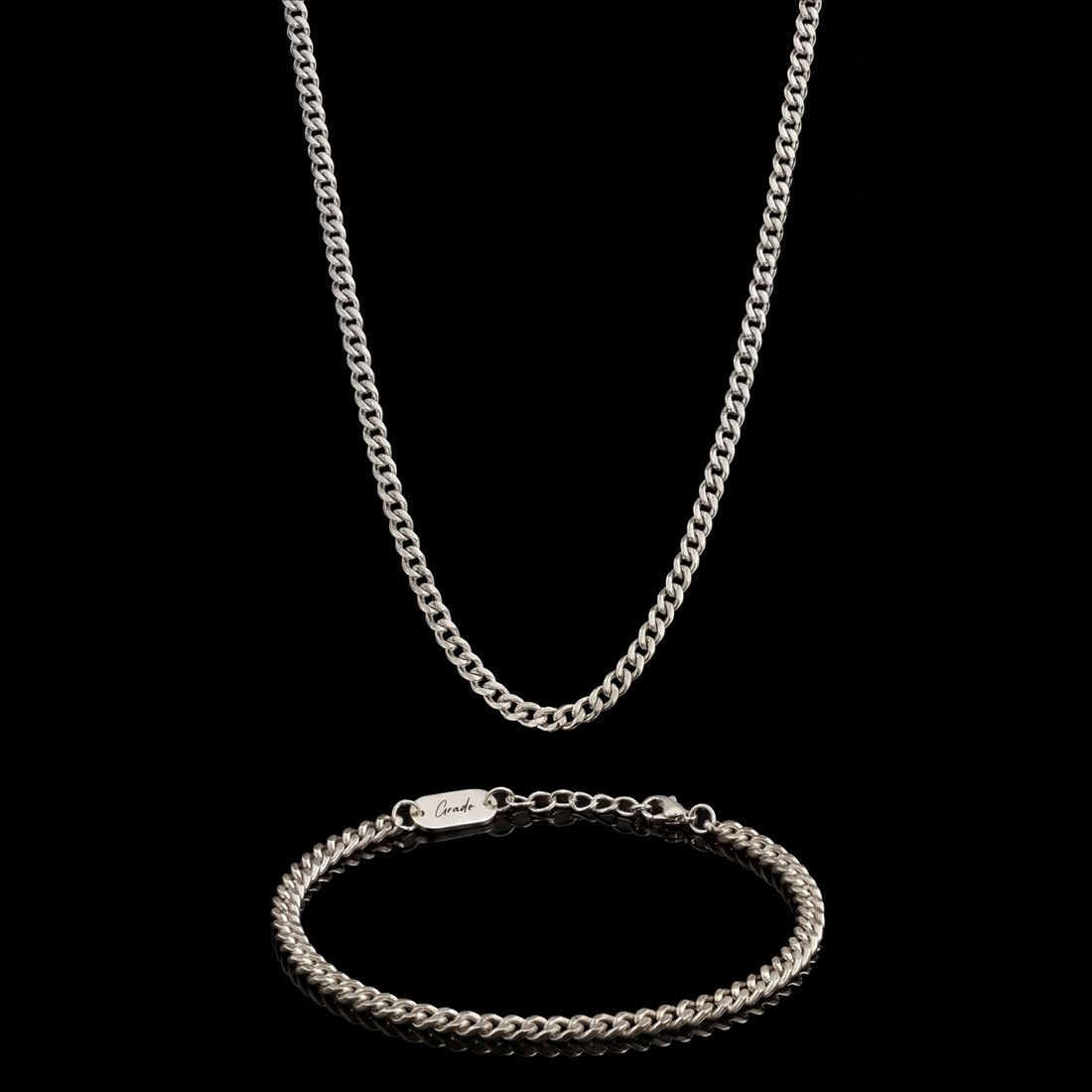 Curb Silver Set.