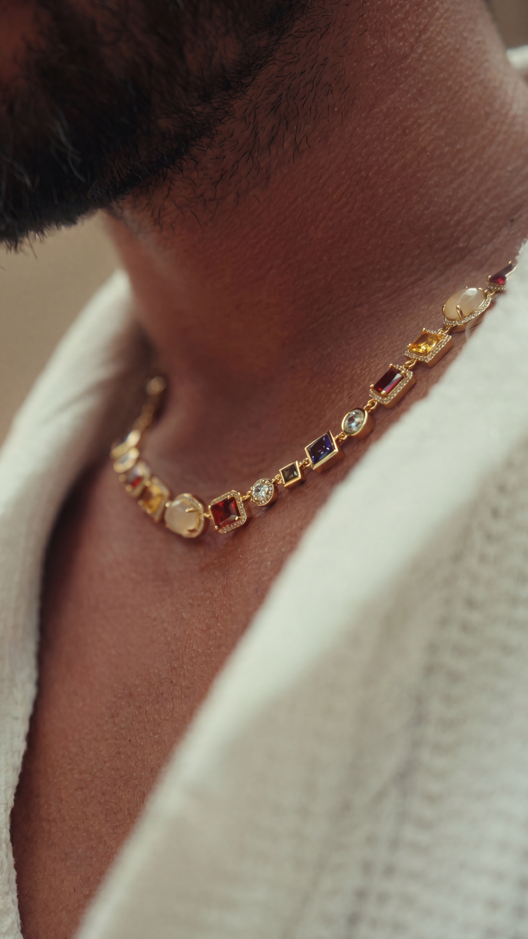 Gemstone Chain Gold Vermeil – GENTS.