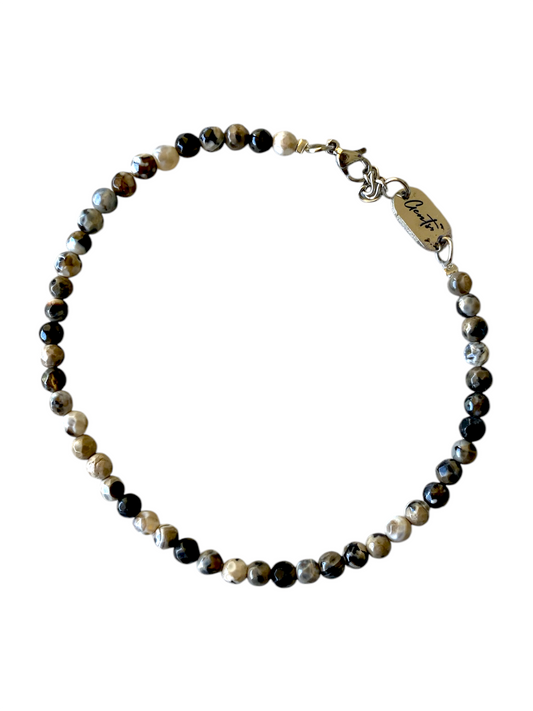 Zebra Stone Bracelet.