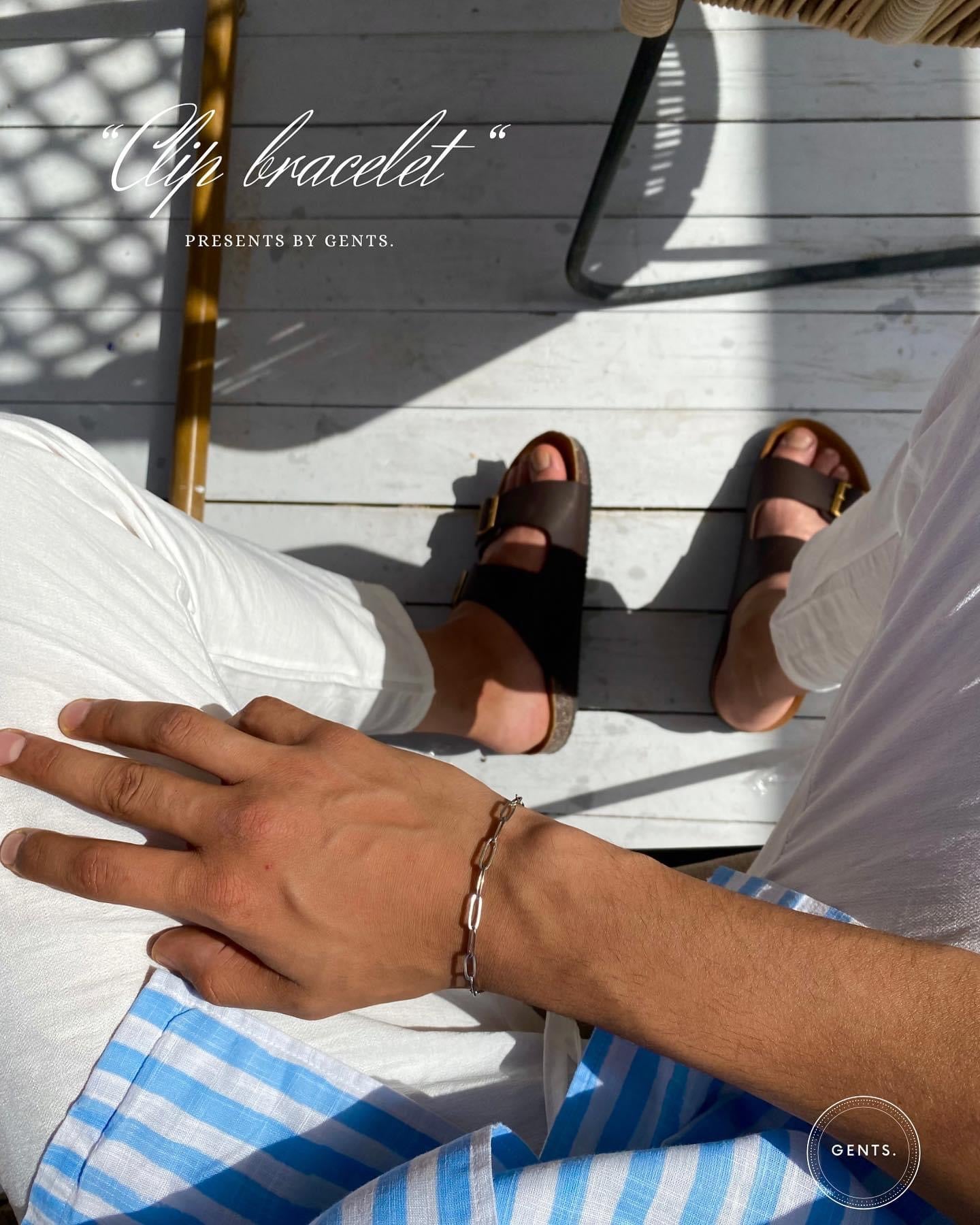 Clip Bracelet, Sliver.