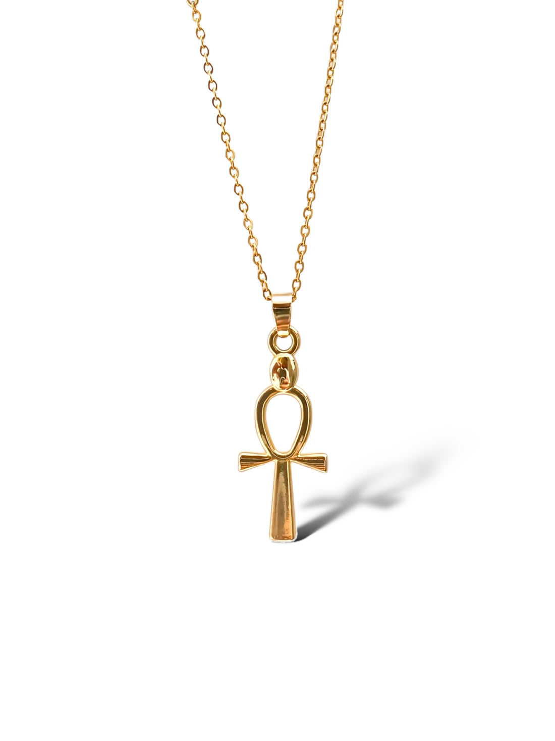Ankh Necklace, Vermeil Gold