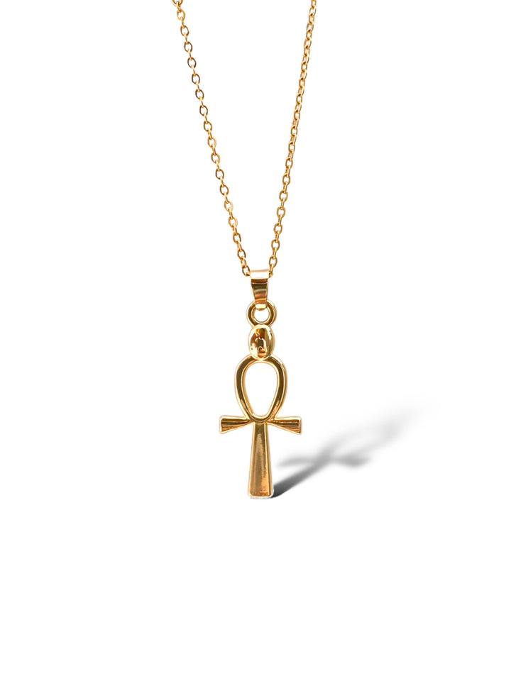 Ankh Necklace, Vermeil Gold