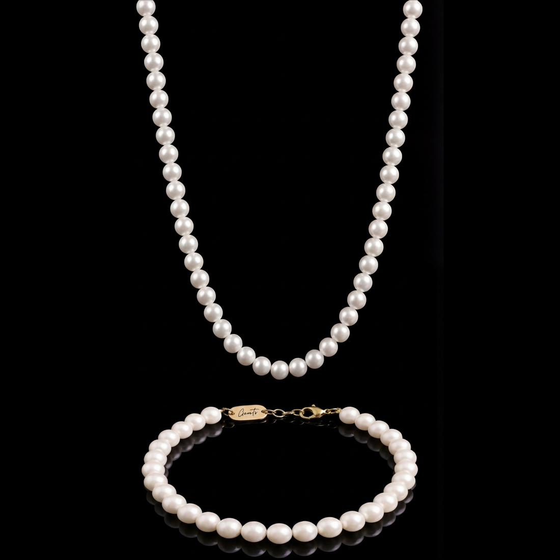 Fresh Pearl Stone Set.