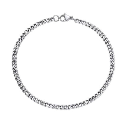 Curb Bracelet, Sterling Silver.