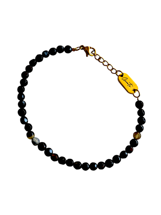 Eclipse Noir Stone bracelet