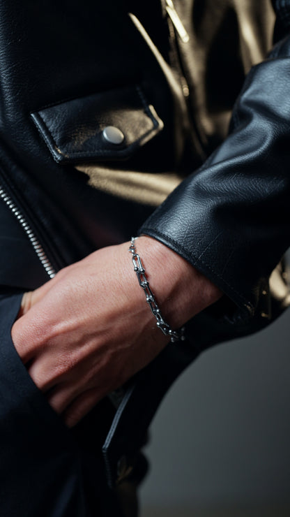 U Link Bracelet, Sterling Silver.