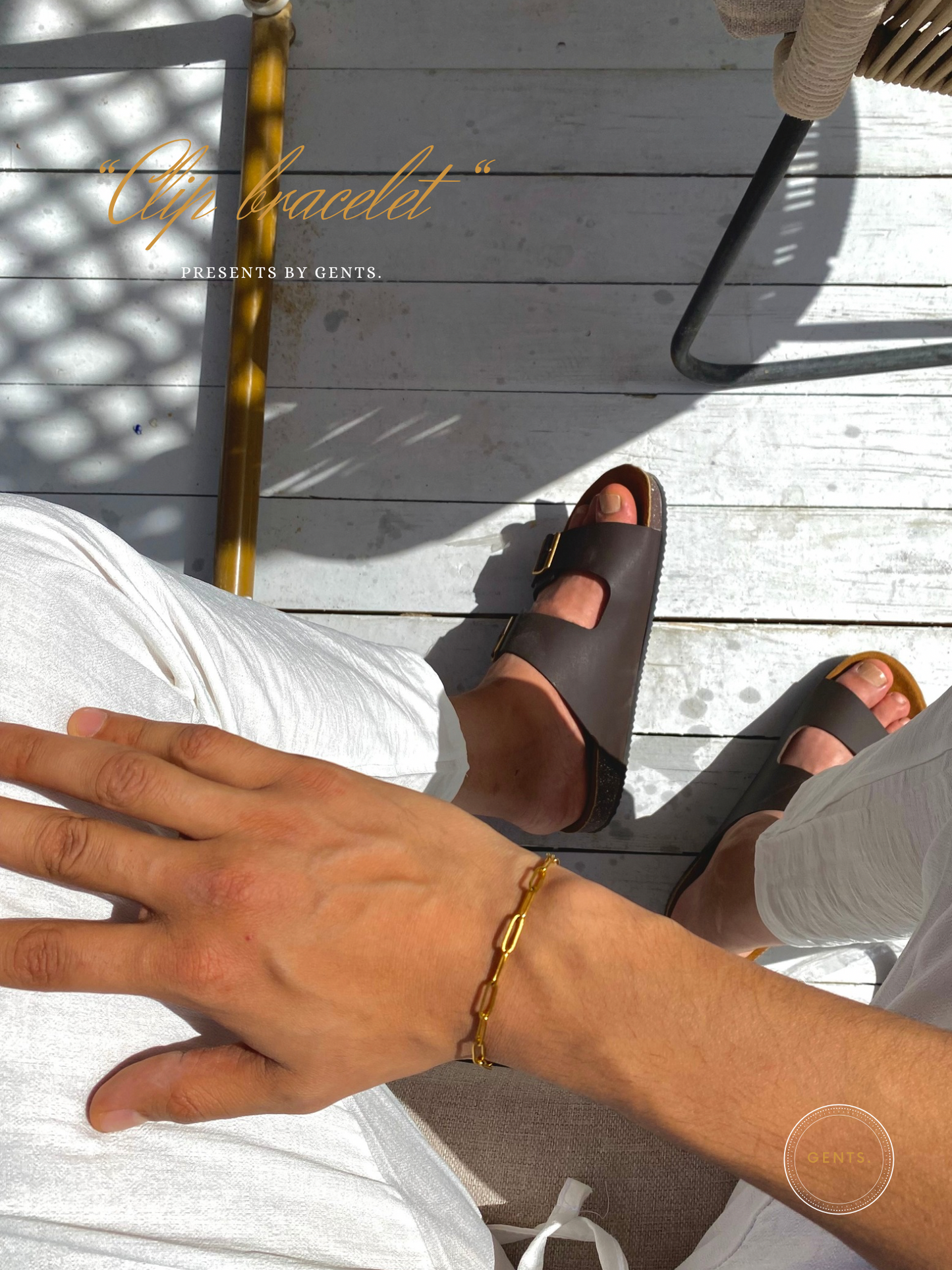 Clip Bracelet, Gold Vermeil