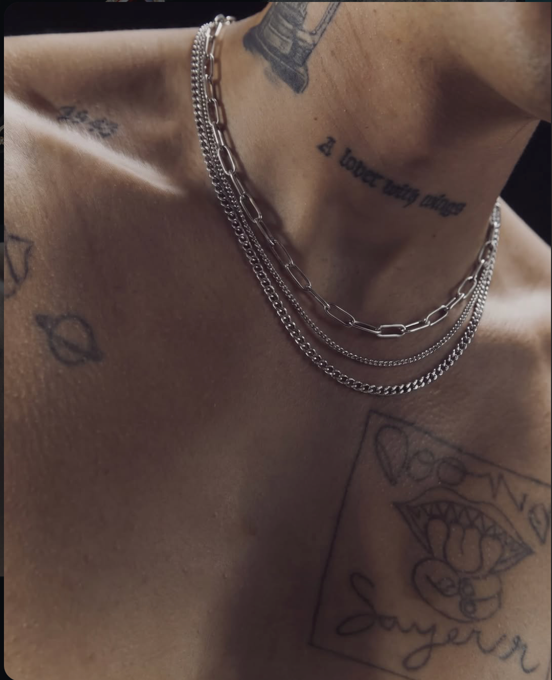 Box+Clip+Curb Silver Chain Bundle.