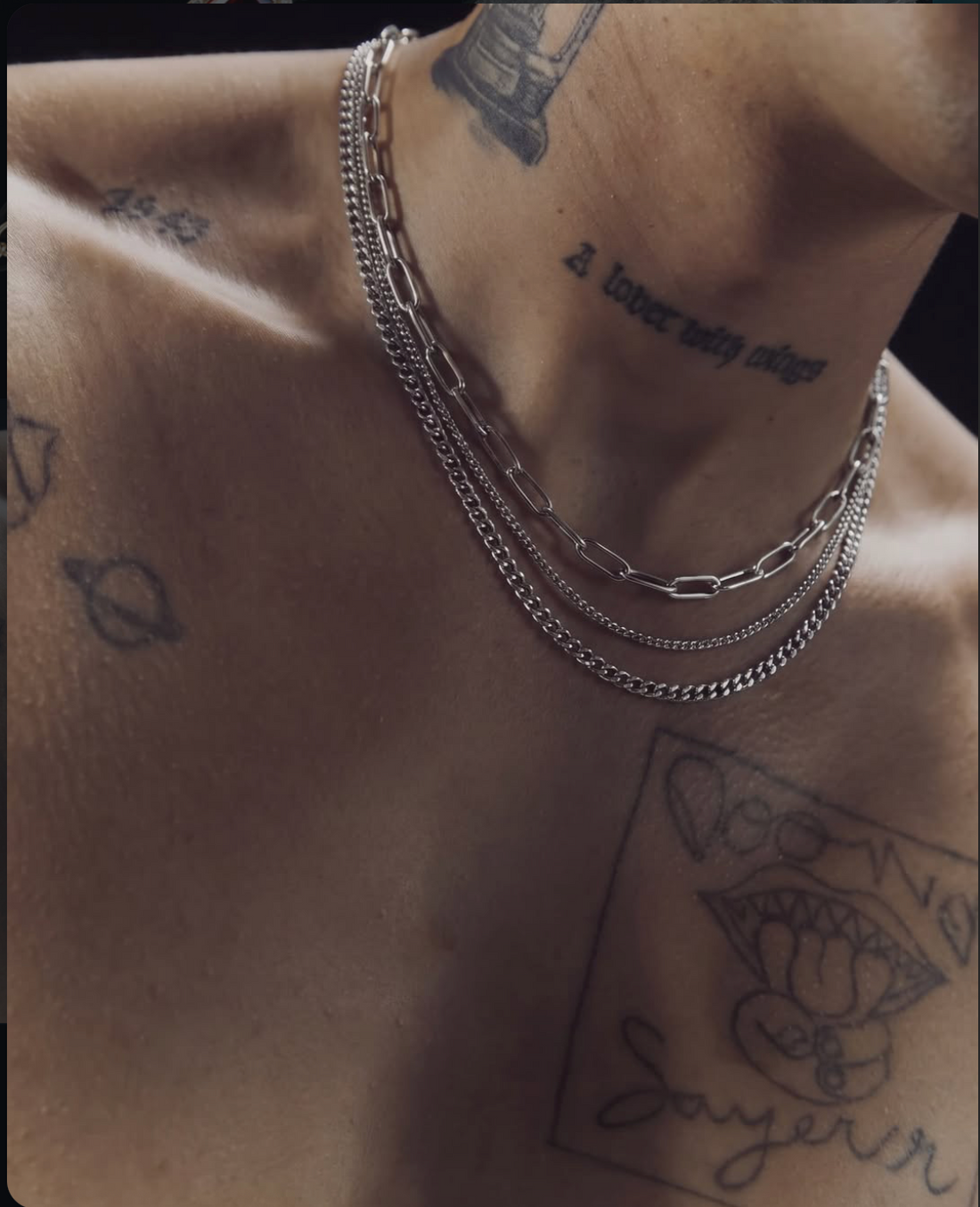 Box+Clip+Curb Silver Chain Bundle.