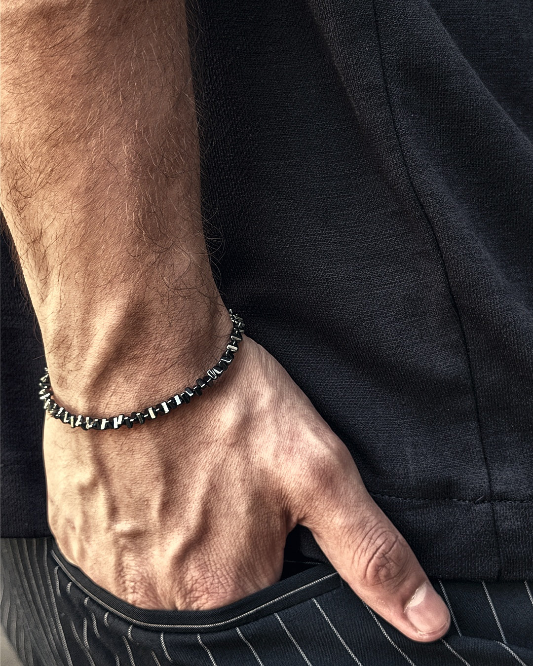 The Spectre Stone Bracelet, Midnight Blue