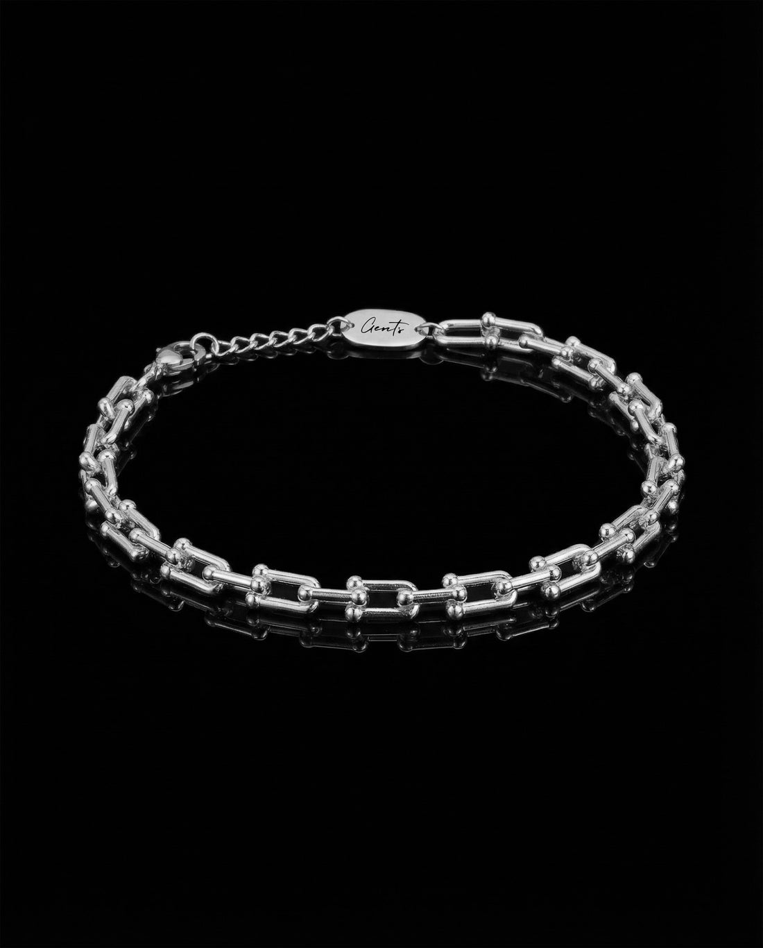 U Link Bracelet, Silver.