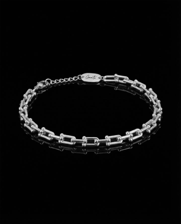 U Link Bracelet, Silver.
