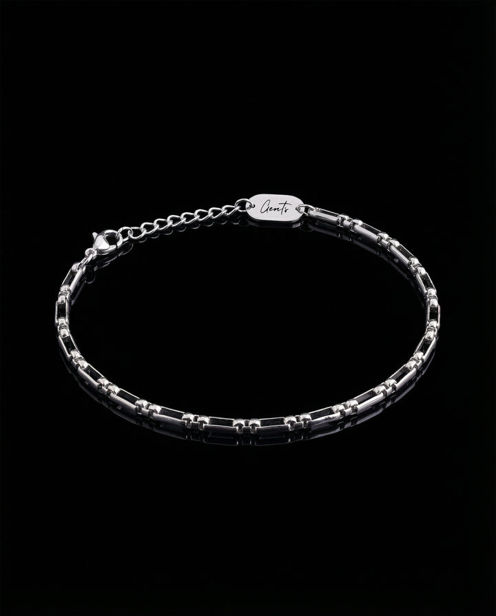 The Apex Chain Bracelet, Silver.