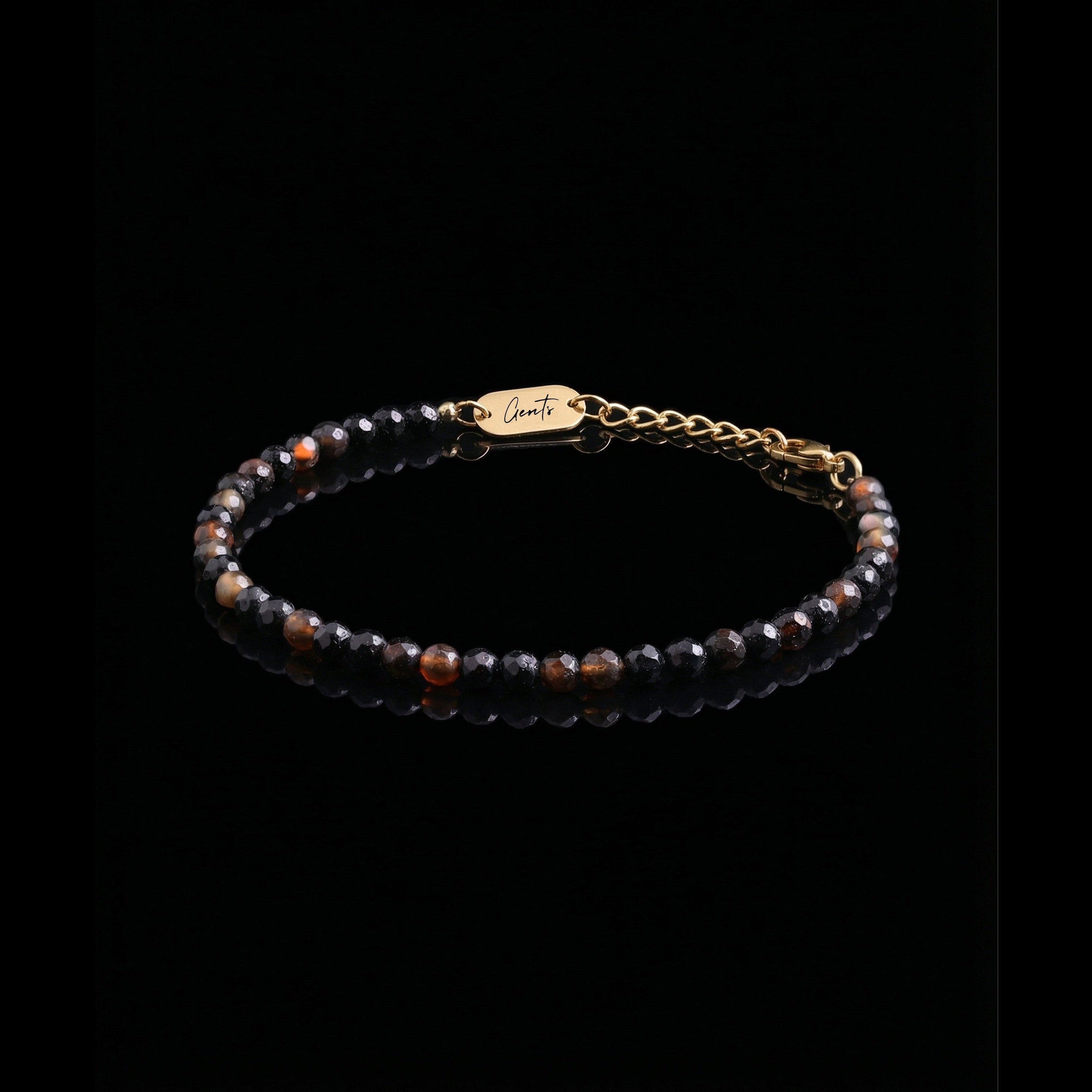 Eclipse Noir Stone Bracelet.