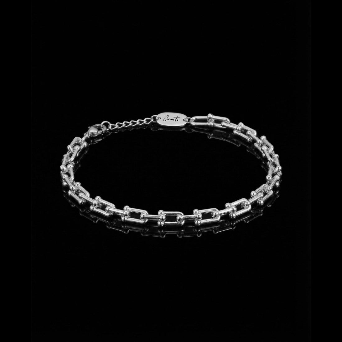 U Link Bracelet, Silver.
