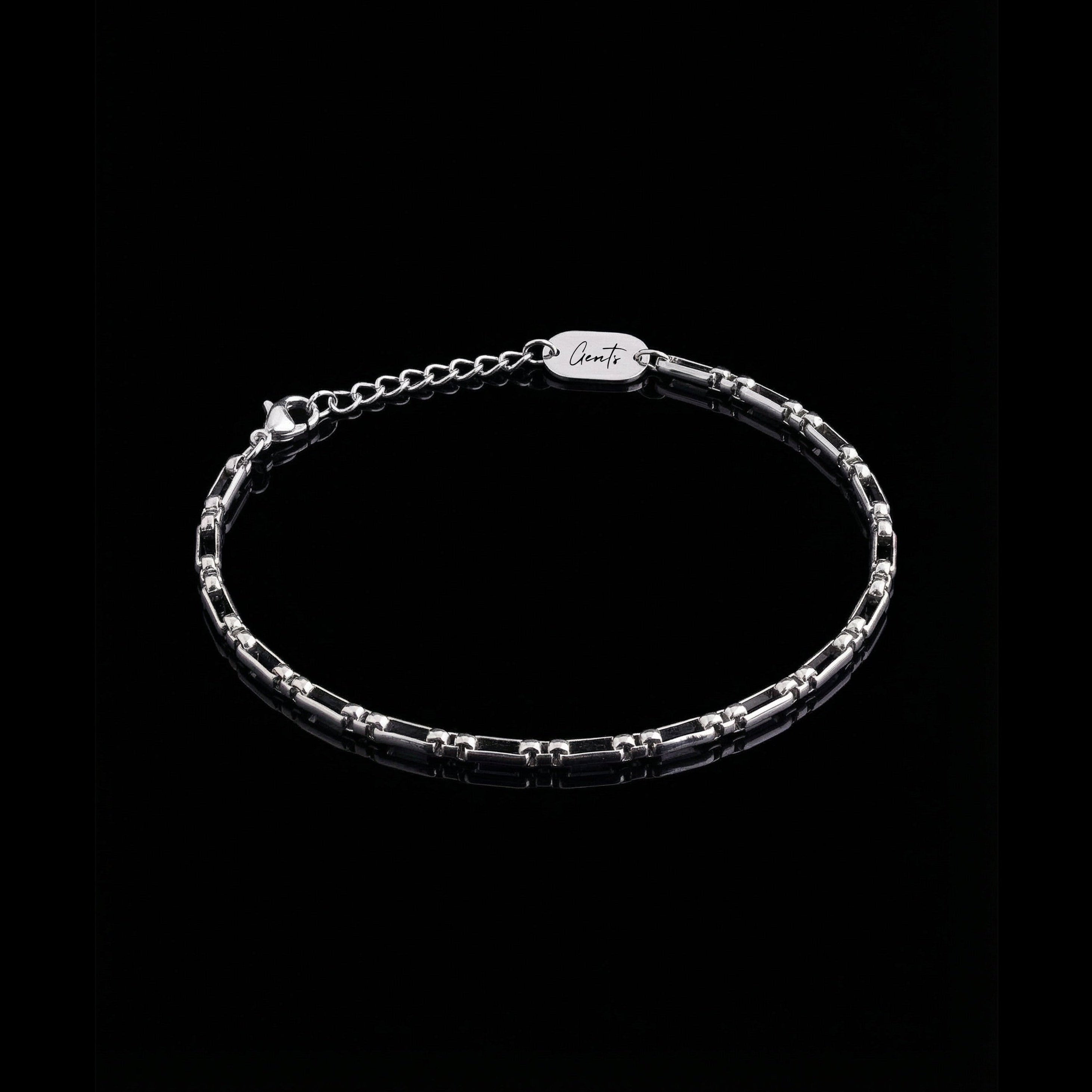 The Apex Chain Bracelet, Silver.