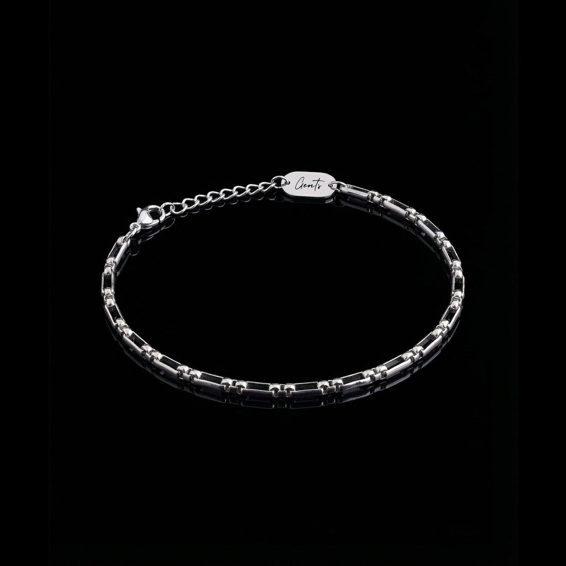 The Apex Chain Bracelet, Silver.