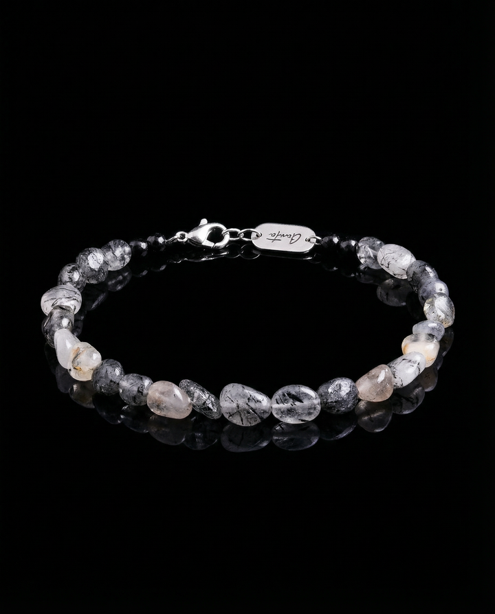 Alma Stone Bracelet, Silver.