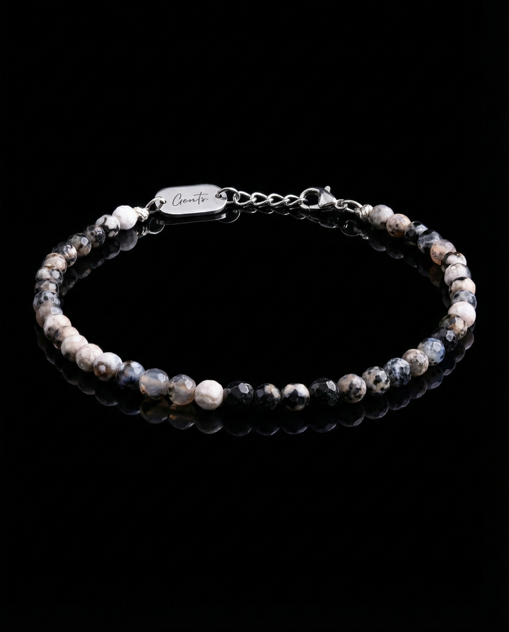 Zebra Stone Bracelet.