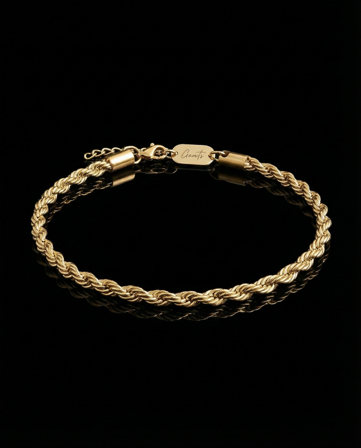 Rope Bracelet, Gold Vermeil.