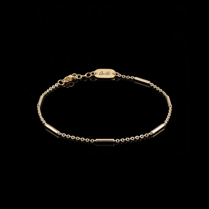 Strap Link Bracelet, Gold Vermeil.