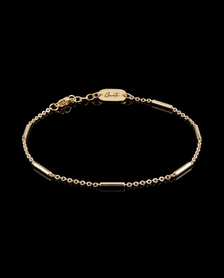 Strap Link Bracelet, Gold Vermeil.