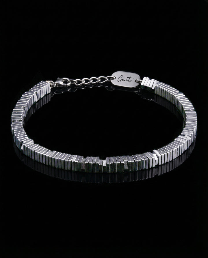 The Glacier Stone bracelet Silver.