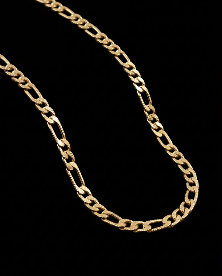 Figaro Chain, Gold Vermeil.
