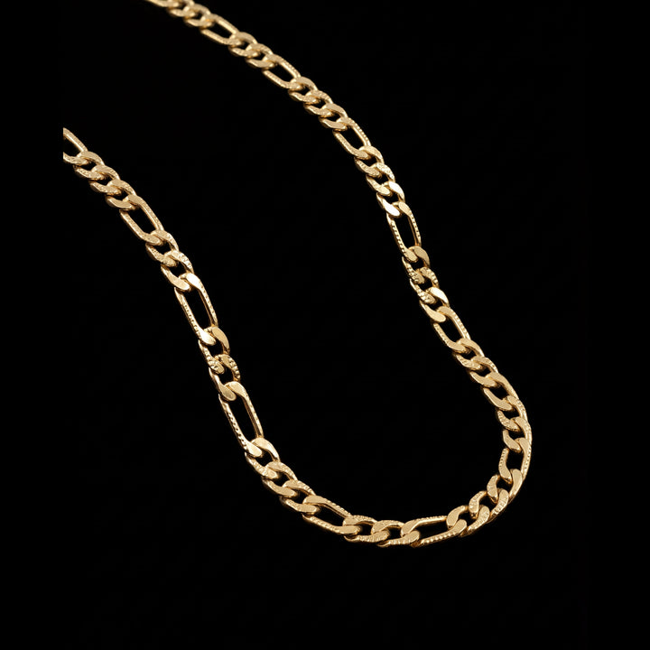 Figaro Chain, Gold Vermeil.