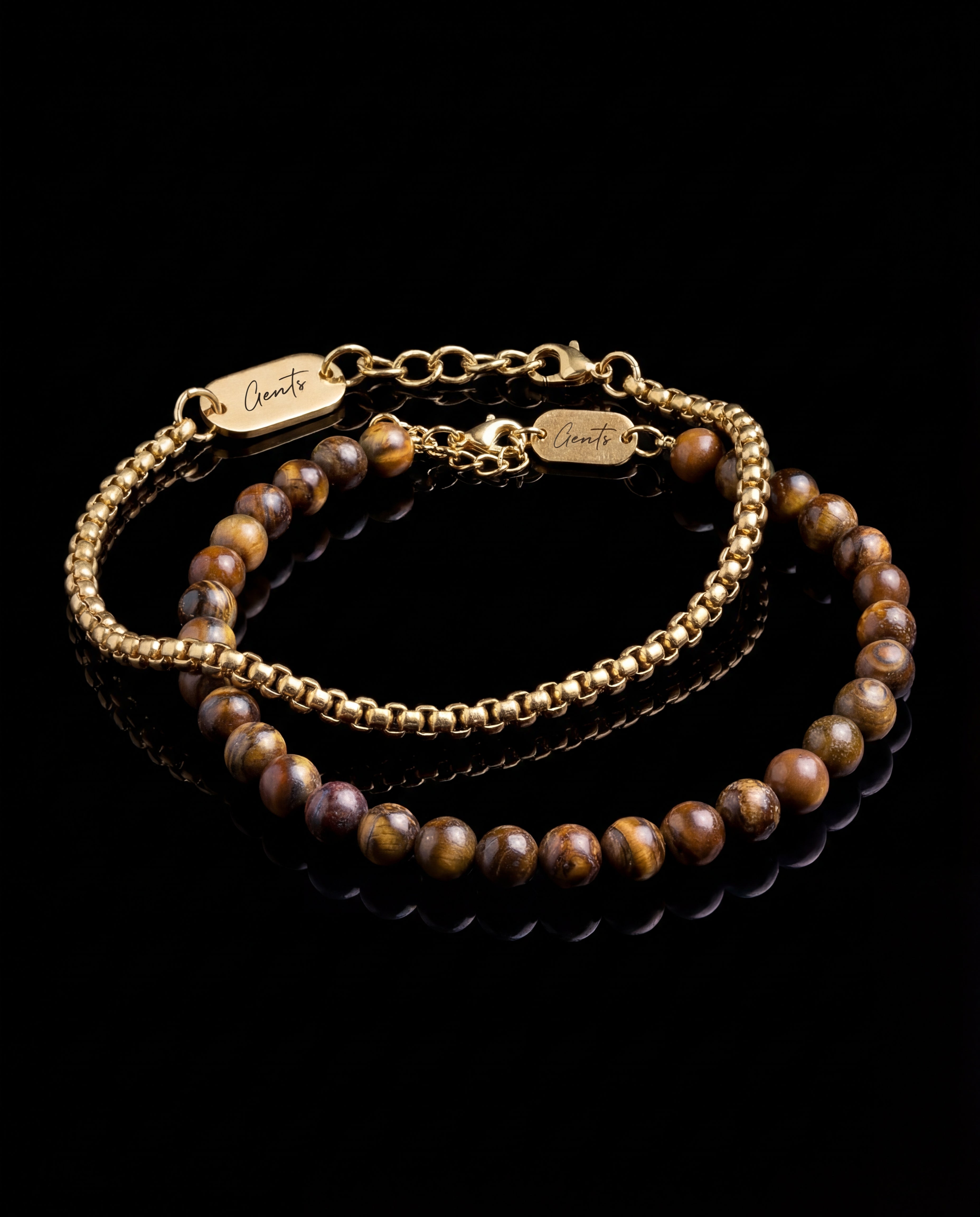 Tiger Eye+Box Gold Bundle