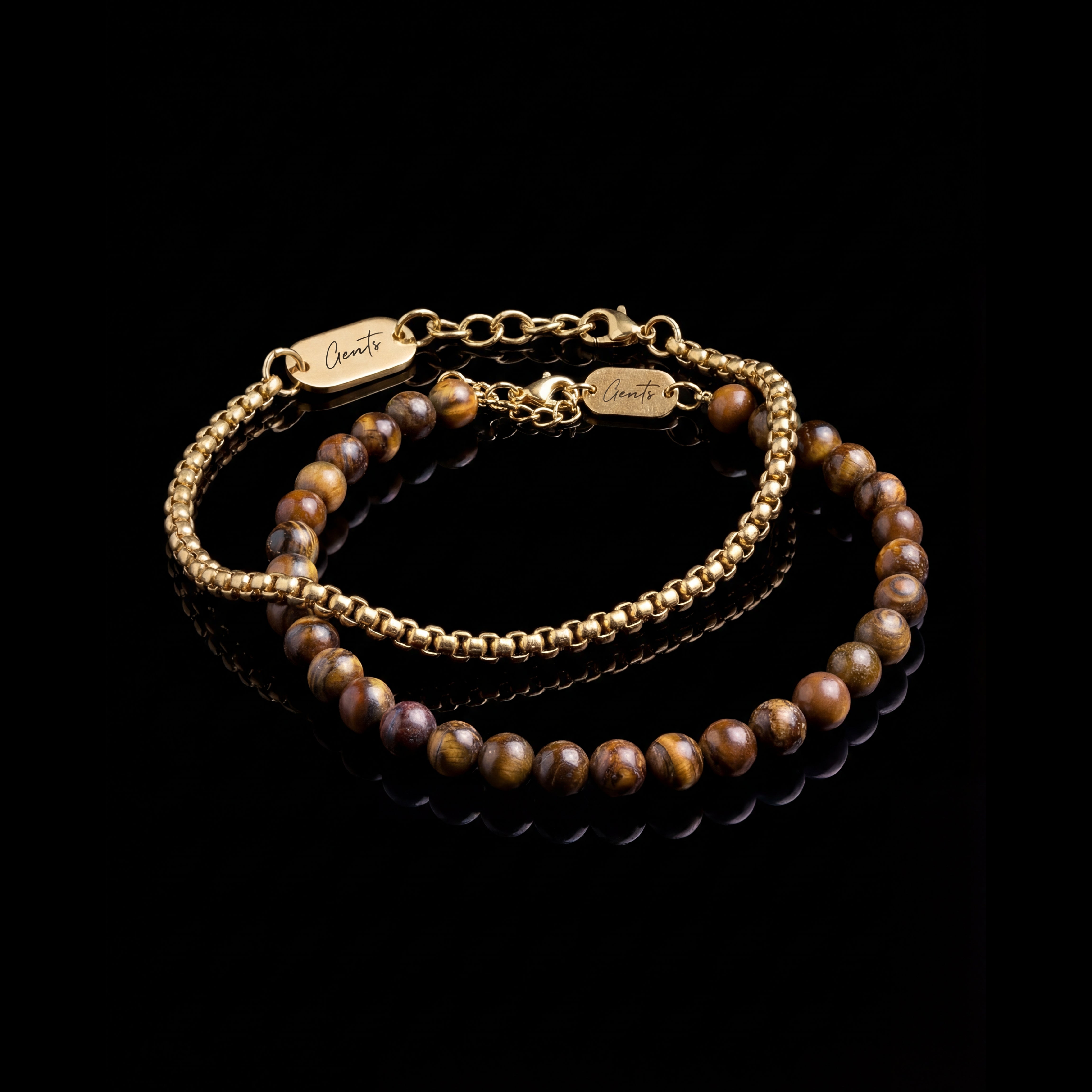 Tiger Eye+Box Gold Bundle