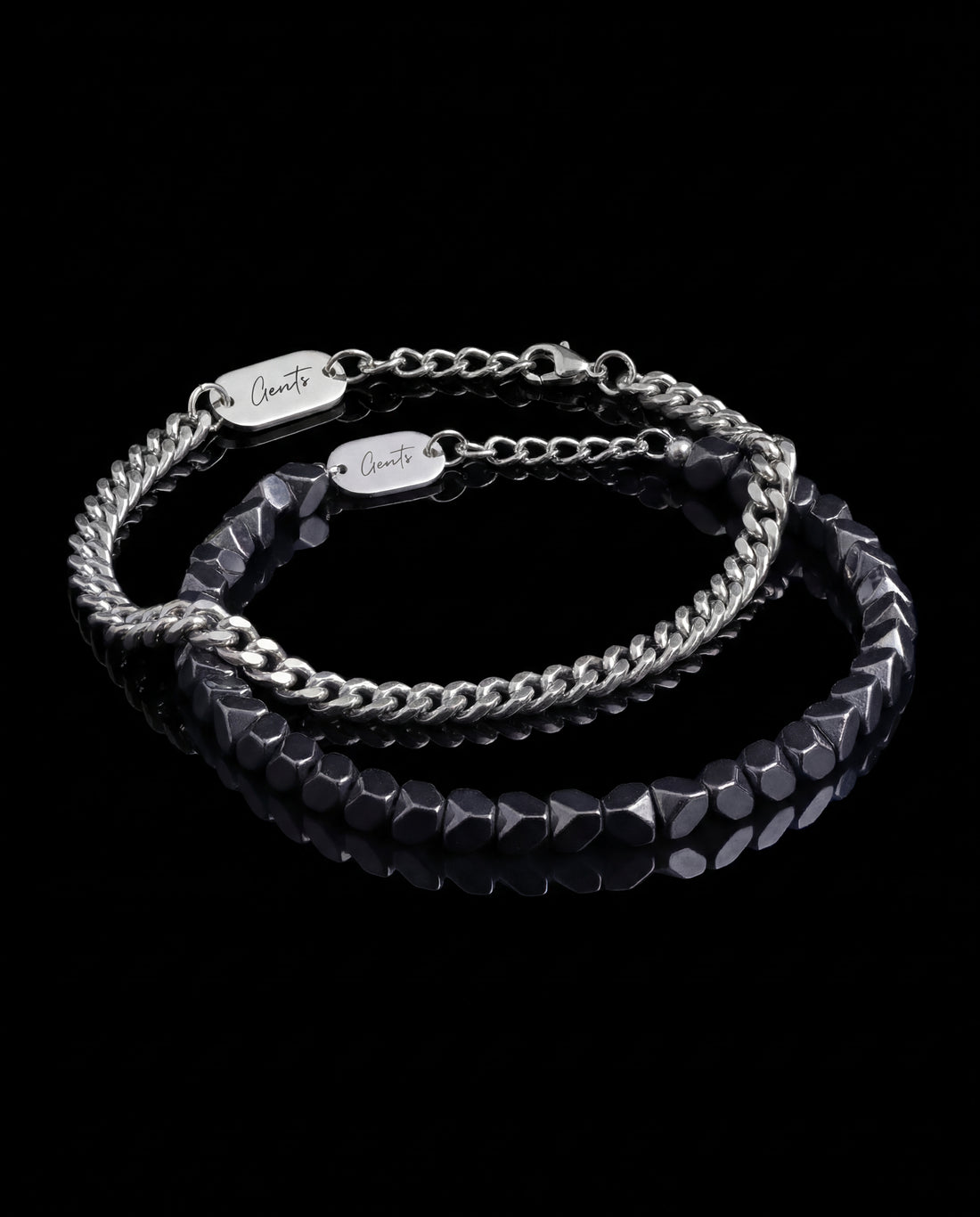 Twisted Stone+Curb Silver Bundle.