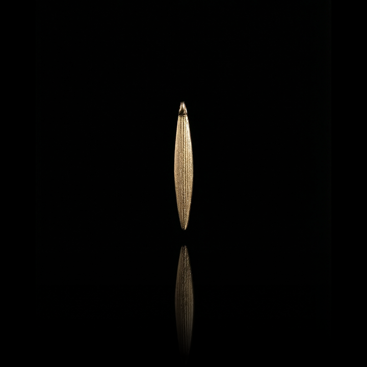 Arrow Pendant, Vermeil Gold.