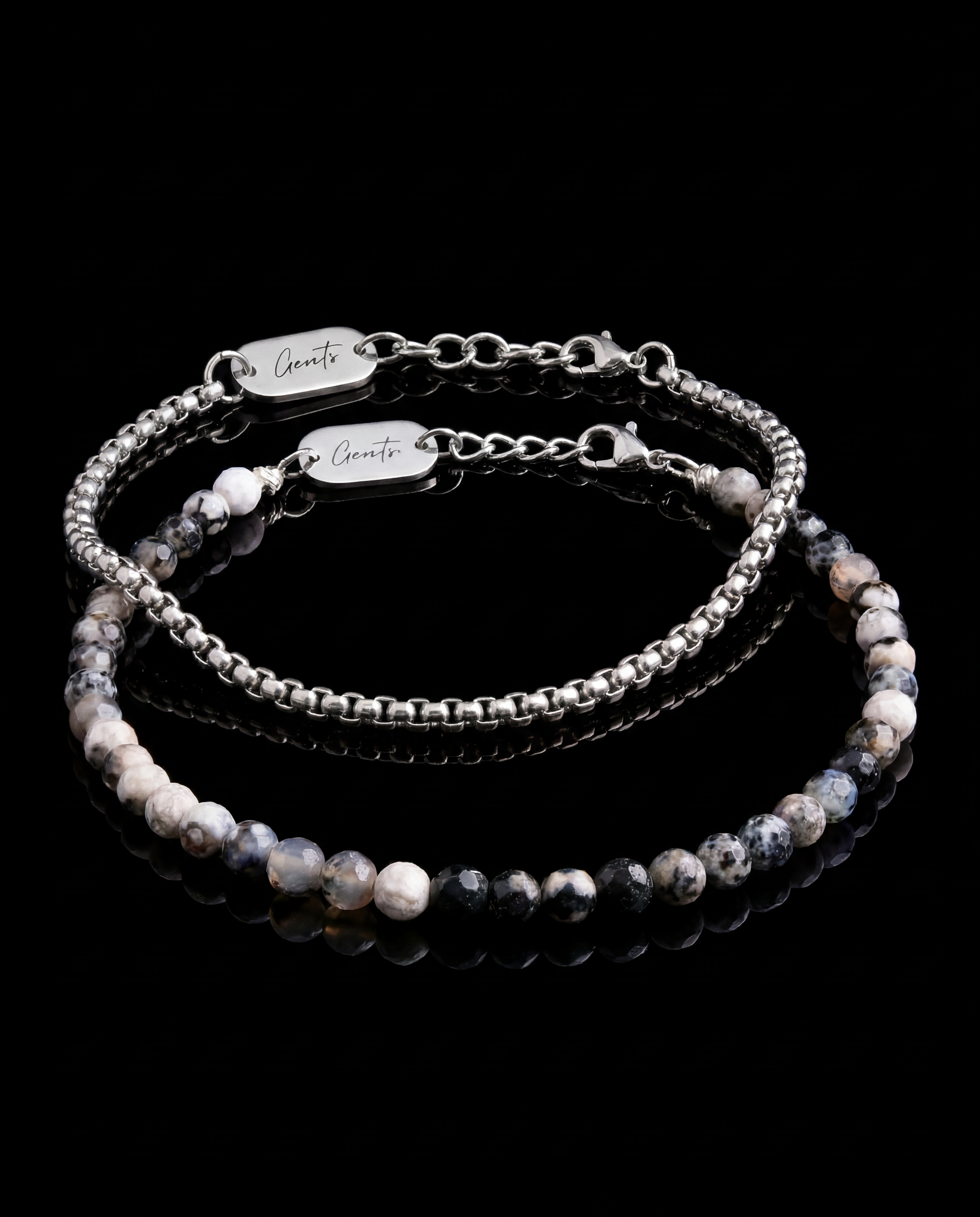 Box Silver+Zebra Stone Bundle.