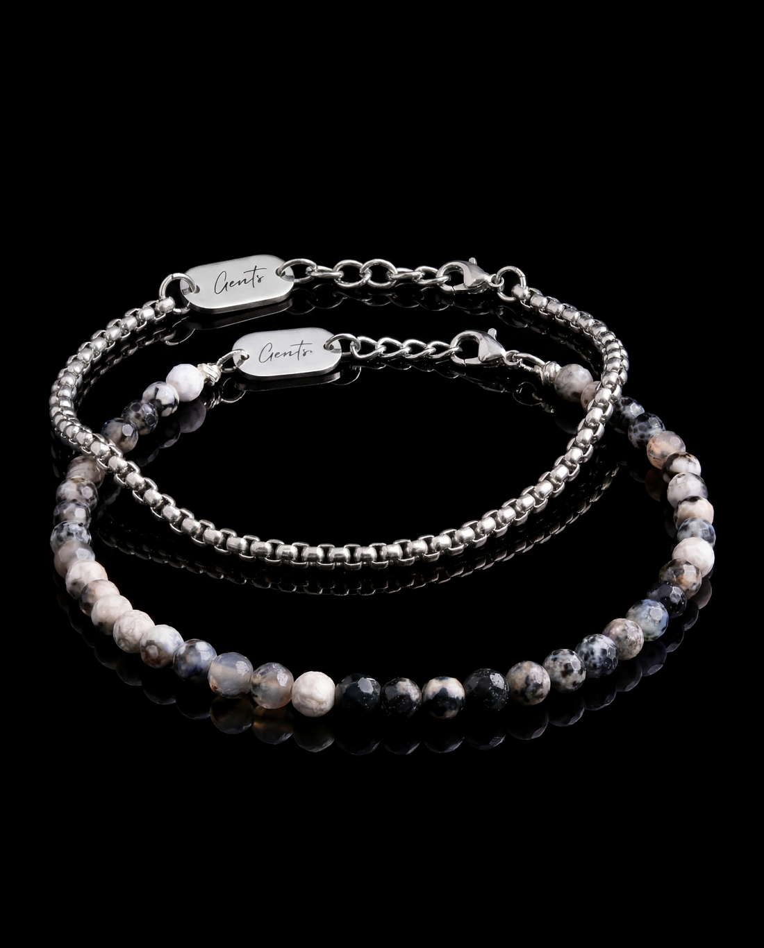 Box Silver+Zebra Stone Bundle.