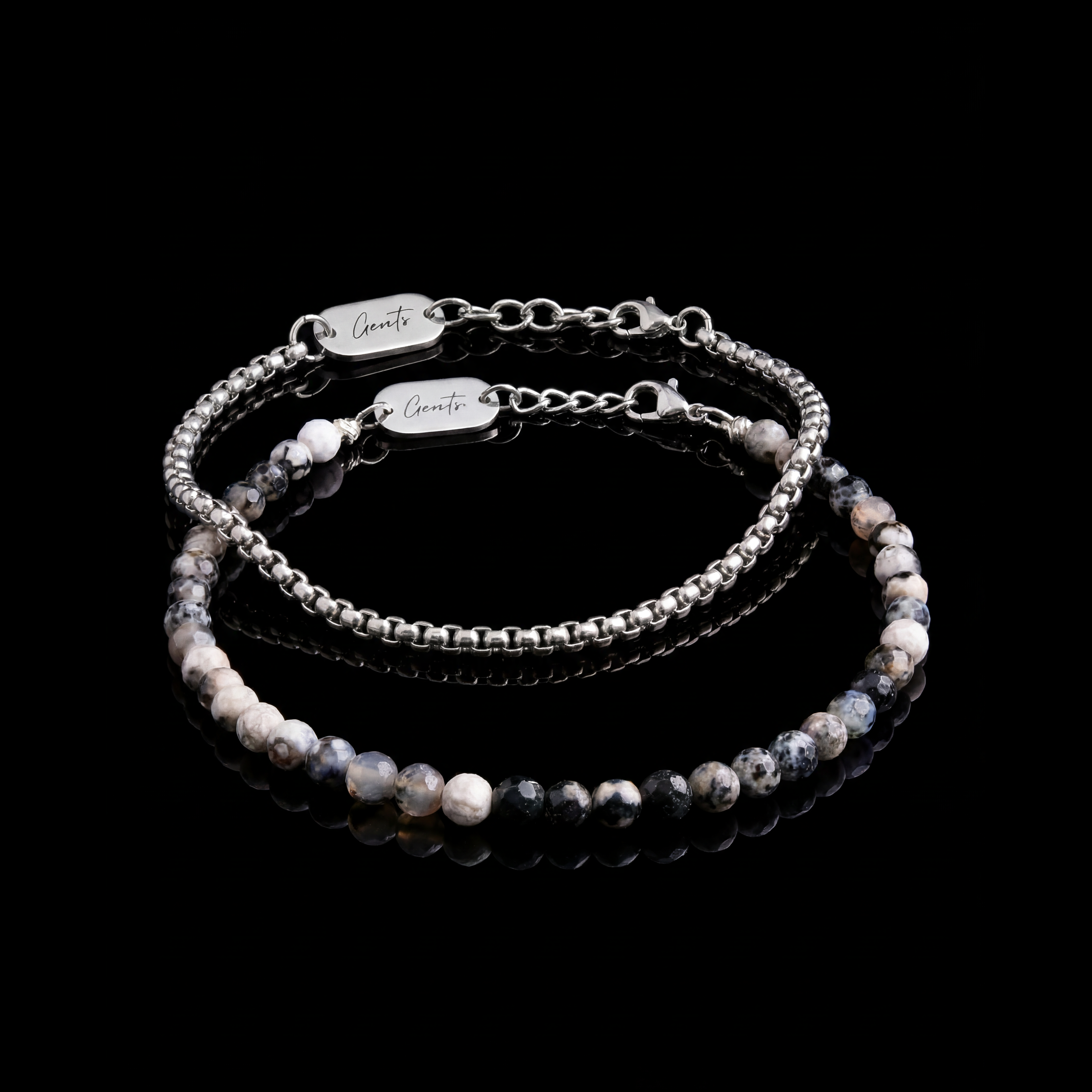 Box Silver+Zebra Stone Bundle.
