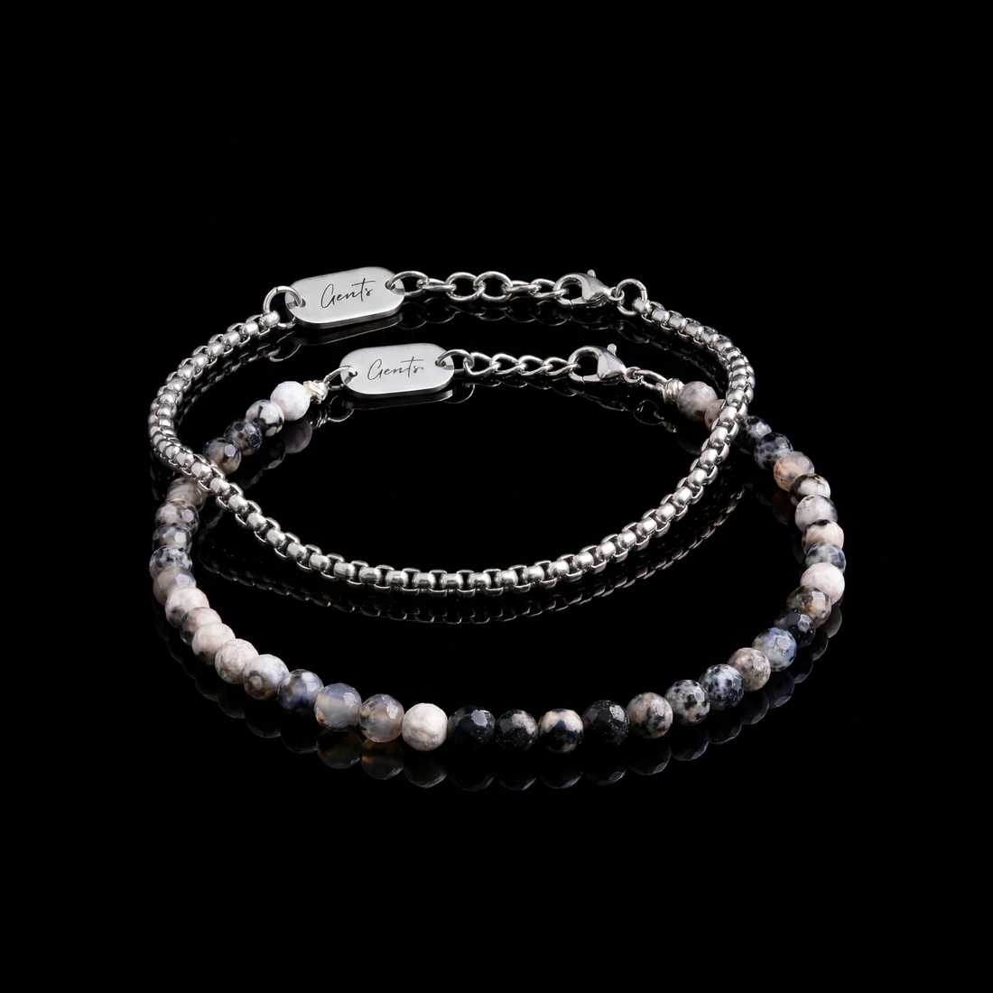 Box Silver+Zebra Stone Bundle.