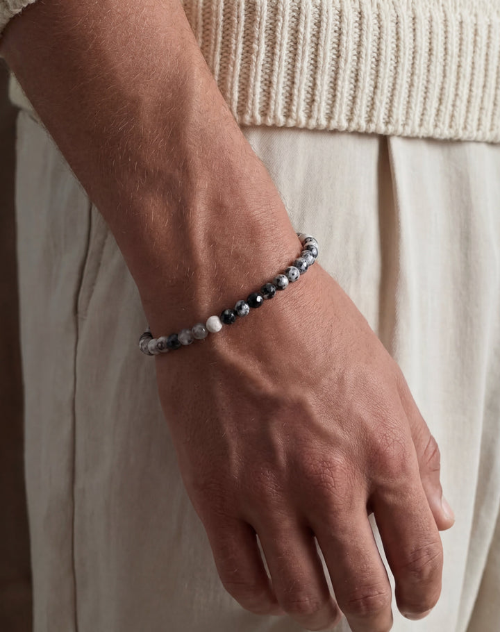 Zebra Stone Bracelet.