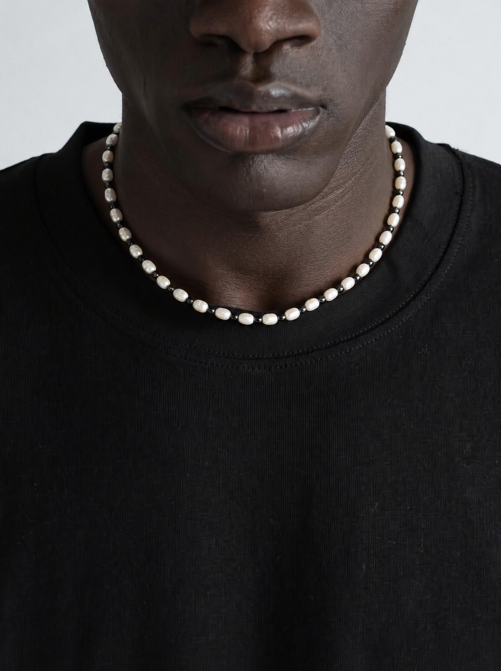 The Pearl-Onyx Stone Chain.