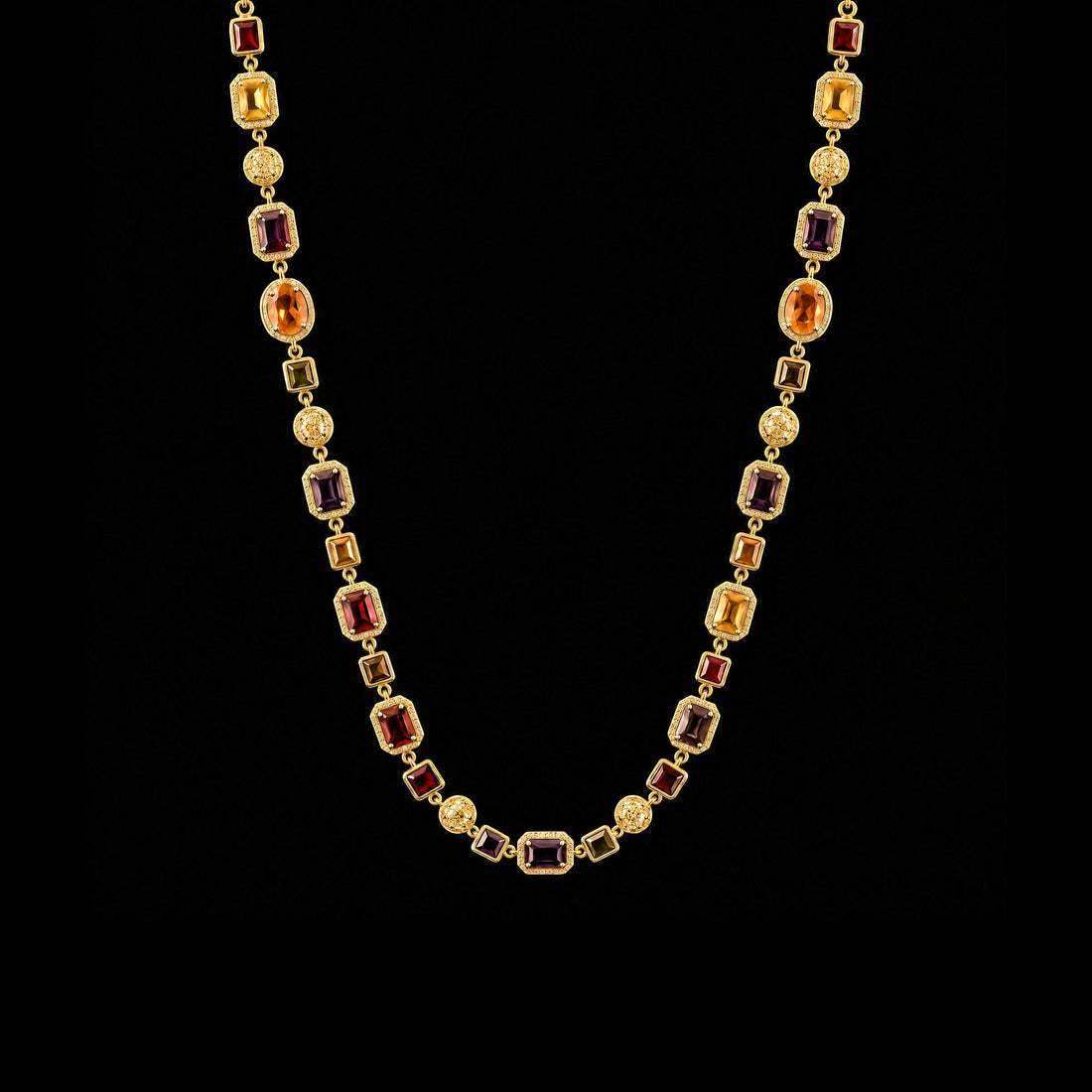GENTS. Gemstone Chain, Gold Vermeil