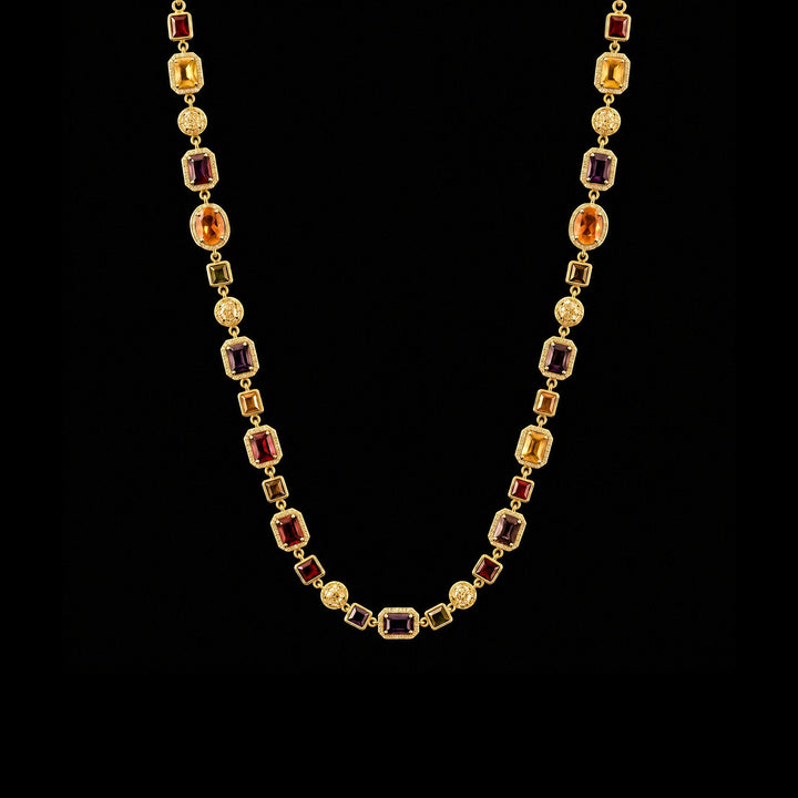GENTS. Gemstone Chain, Gold Vermeil
