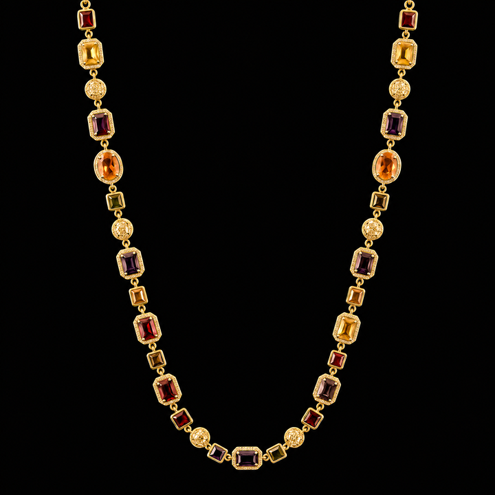 Gemstone Chain, Gold Vermeil.