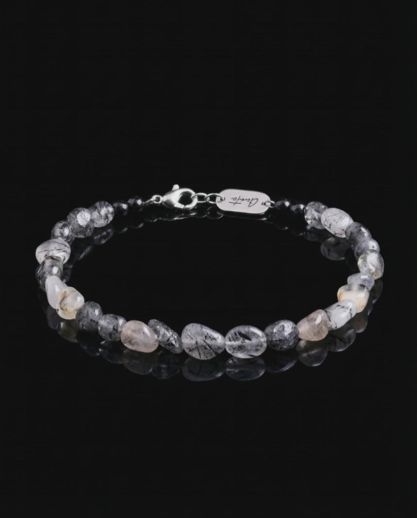 Alma Stone Bracelet, Silver.